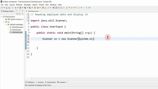 User Input in Java || Scanner class || తెలుగులో