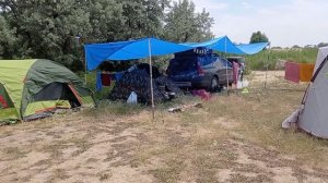 Часть-2 Яровое/ Тëплый ключ/июль 2022/ палаточный лагерь/ обзор палатки   OUTVENTURE CAMPER  3+2