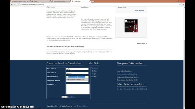 Howto: Create a contact form for your website.