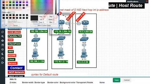 CCNA STATIC, DEFAULT AND HOST ROUTE ( New CCNA 200-301)@9910111641