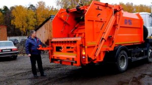 Мусоровоз с задней механической загрузкой КО 456 16