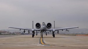 A-10 Thunderbolt II Takeoff at Osan Air Base, South Korea