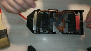 чистка видеокарты XFX RX 580