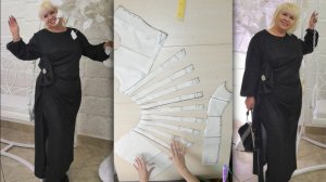 Моделирую платье моей подруги. Платье с драпировкой и красивым декором. см. описание.