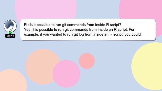 R : Is it possible to run git commands from inside R script? смотреть онлайн
