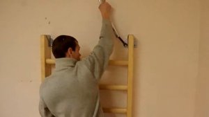 Установка шведской стенки