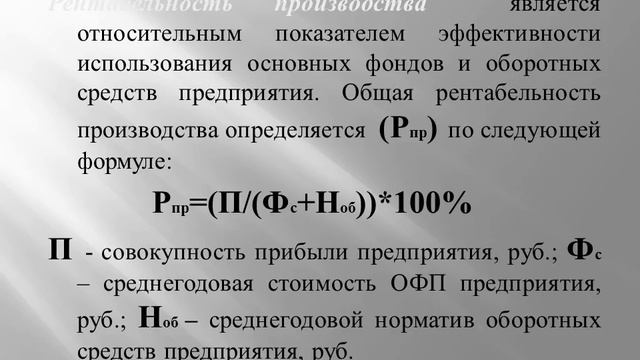 Рентабельность