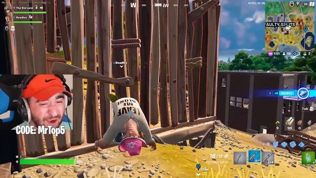 Trolling With Kid Laroi STAY AFLOAT Emote! (Fortnite)