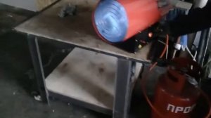 Порядок запуска газовой тепловой пушки мощностью 30 кВт