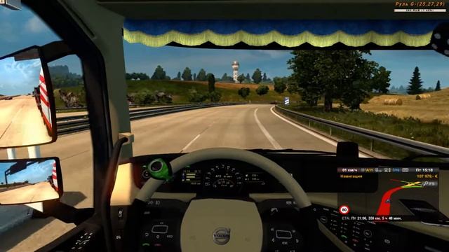 Стрим #01 по Euro Truck Simulator 2 Multiplayer "негабарит" + анекдот :-)) смотреть онлайн