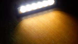 Фара светодиодная, ходовой огонь, ДХО CLED 18w 14,5см 12v-24v ближний свет стандартный корпус