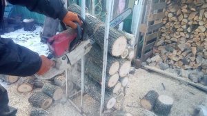 Как быстро пилить дрова