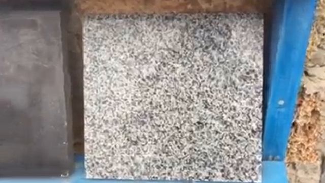 Покостовский гранит. Плитка из серого гранита