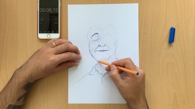 Günlük eskiz (daily sketch) ! - PORTRE nasıl çizilir? (portrait) #39 смотреть онлайн