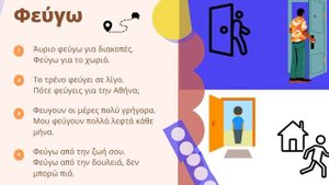 Глаголы движения в греческом языке.