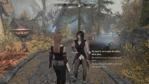 Conversation with Serana (SDA mod) - Skyrim, The Elder Scrolls V