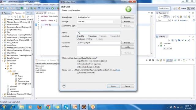 Java Serialization смотреть онлайн