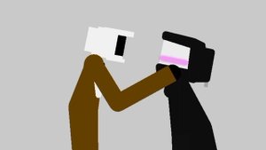 Brown cameraman being Brown Cameraman (Sticknode)