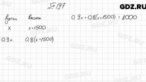 № 197 - Алгебра 8 класс Мерзляк