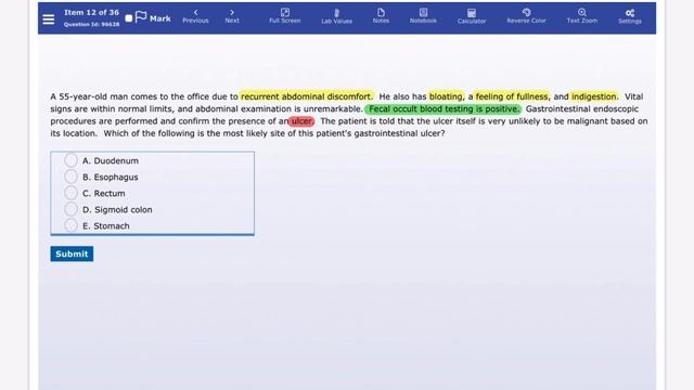 USMLE Q | #5 | GIT смотреть онлайн