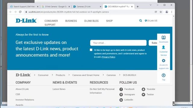Download  update D-link Camera drivers for Windows 111087