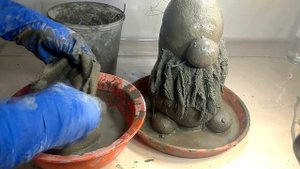 Скандинавские гномы для сада, садовые фигуры своими руками из цемента