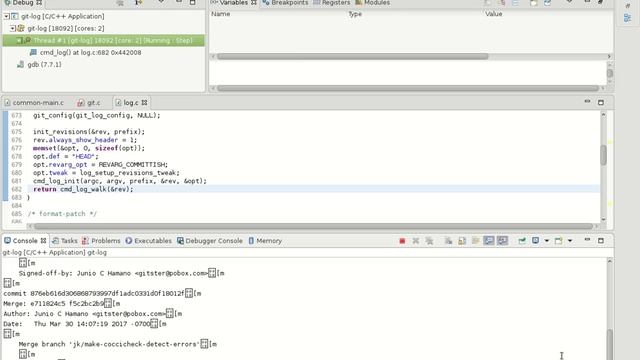 gitのソースコードをステップ実行する。( source code of git step debugging) смотреть онлайн