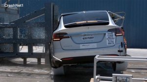 2017 Tesla Model X Pole Crash Test