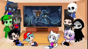 Fandoms reacts to Lackadaisy part 1| Моя вселенная реакция на Lackadaisy часть 1 (gacha club)