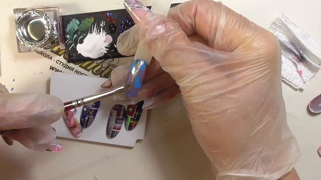 Видео урок "Рисование геометрии плоской кистью" смотреть онлайн