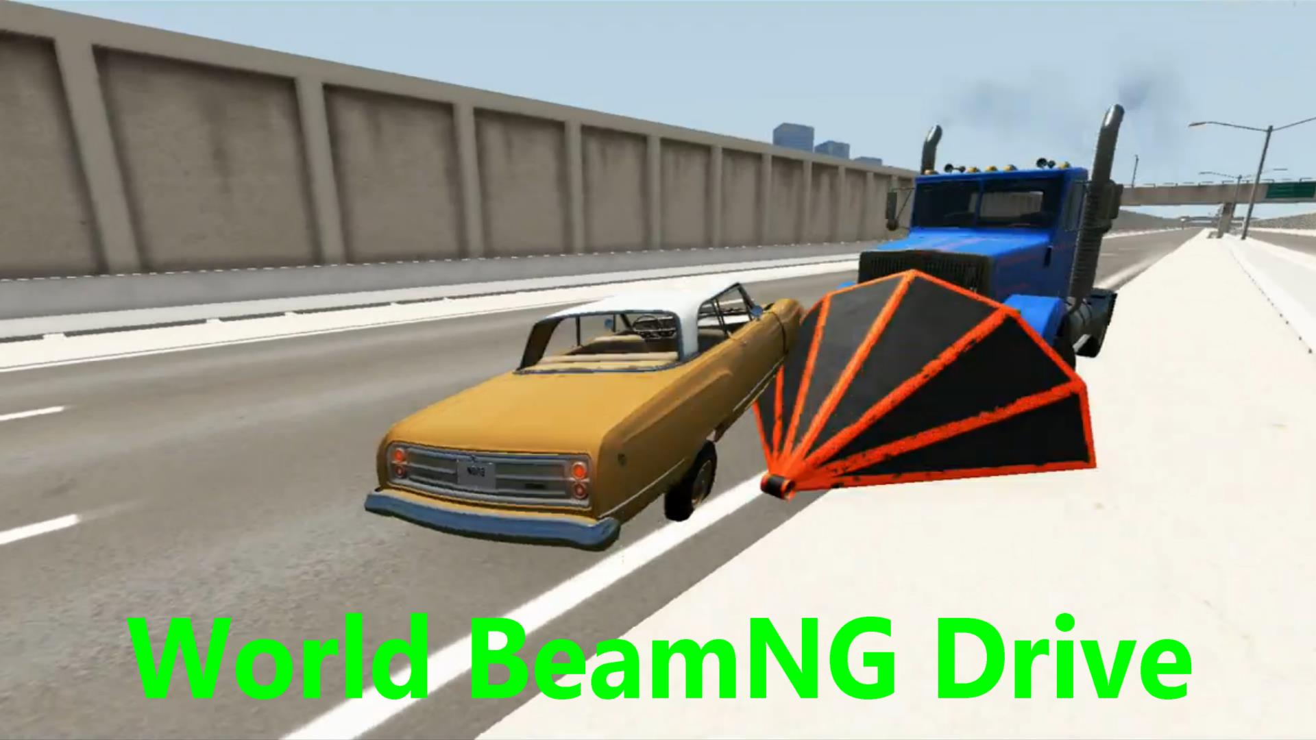 Грузовик на скорости #1 - BeamNG Drive | World BeamNG Drive