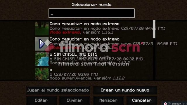 Resucitar Minecraft Hardcore смотреть онлайн