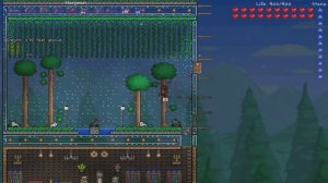 Terraria 2013.Мой дом.Парк, утро.