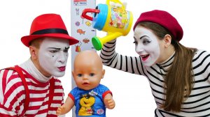 Ростомер куклы БЕБИ БОН! Пупсик стал большим? - Смешные видео онлайн. Игры дочки матери Baby Born