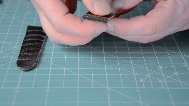 Ремешок для часов из натуральной кожи ручной работы