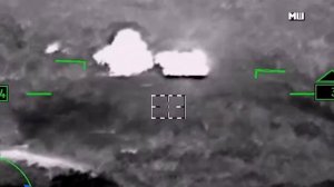 Работа экипажей ударных вертолетов Ка-52 по уничтожению опорных пунктов и бронированной техники ВСУ