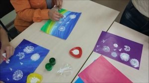 Мастер класс ко дню защиты детей "Краски лета"