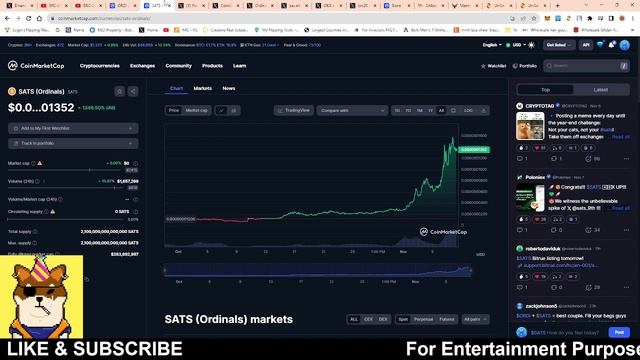 BRC-20 TOKEN: JUST TURNED $56 INTO $1000 BY BUYING SHIBA INU || BONE SHIBA SWAP TOKEN IS DEAD ? смотреть онлайн