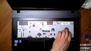 acer travelmate 7750g разборка и чистка ноутбука, disassembling and fan cleaning