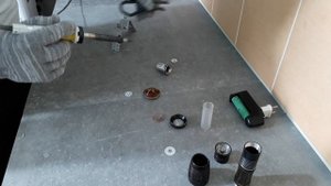 Ремонт фонарика. Замена т6 светодиода.