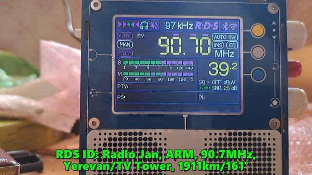 16.06.2024 11:43UTC, [Es], Radio Jan, Армения, 90.7МГц, 1911км