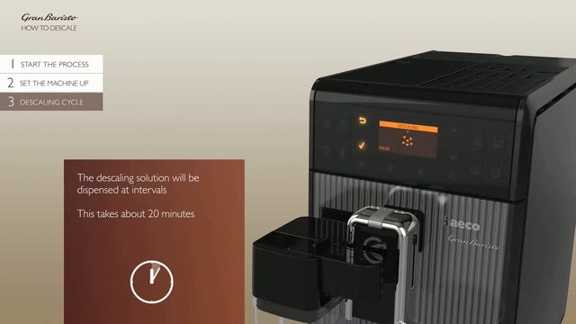 How To Descale your Saeco GranBaristo Espresso Machine смотреть онлайн