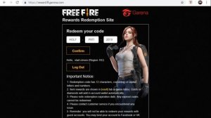Новый промокод FREE FIRE