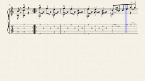 Valse Op.51 No.5 - Napoléon Coste (1805 - 1883) - Tablature