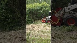 Работа мульчер на bobcat 650