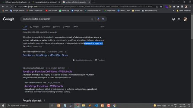 JavaScript function | How to declaration and call JavaScript function | Types of JavaScript Functio