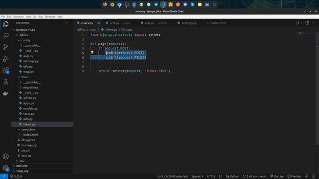 Django forms FileField - загрузка и скачивание файлов.