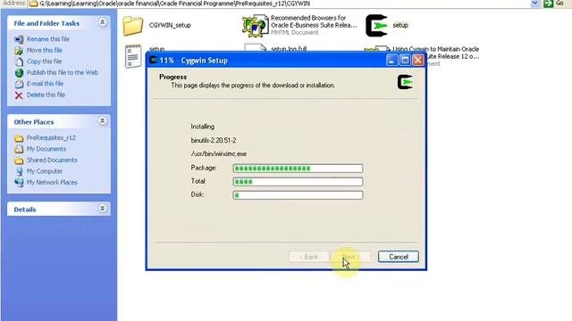 تسطيب Oracle E-business Suit
