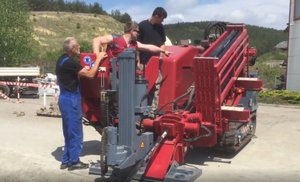 Практический инструктаж оператора. Венгрия. Установка ГНБ FORWARD RX11x44