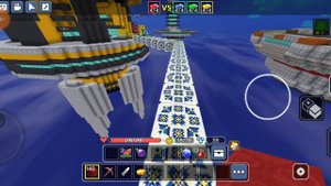 играем в мобильную игру блокмен го